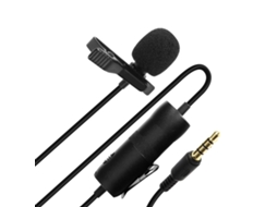 Micro Gravata de 3.5Mm Omnidireccional com Pã¡Ra-Brisas PULUZ de 6M