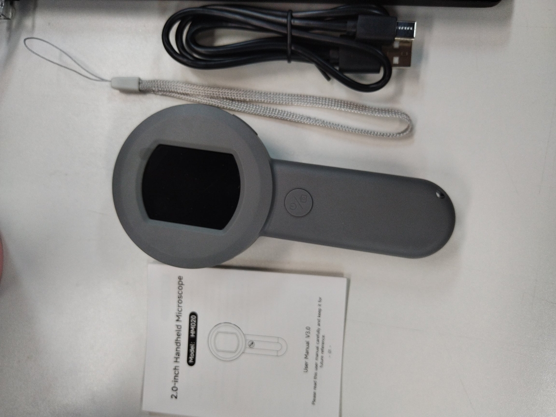 2026 lupa Digital para Crianças e Microscópio Digital Portátil com Tela, Ideal para Crianças