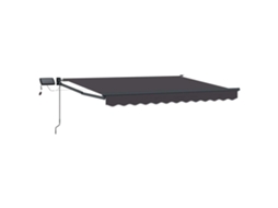 Conjunto 1 Sombra De Sol Externa Vidaxl Antracite Poliéster (3 X 2,5 M)