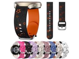 Pulseira De Silicone Gravada Em Duas Cores