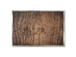 Quadro de vidro magnético com superfície cinza para hall de entrada Espelharte (60x40 cm)