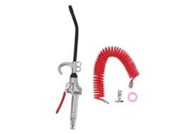 Pistola de ar comprimido com bico longo para limpeza de poeira, ferramenta de alta pressão com conector em T para mangueira de ar.