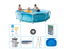 Intex Piscina Com Estrutura Redonda - 305x76 Cm - 7-peças S314