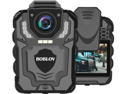 Câmera Corporal Boblov T5 1296p Com Gravação De Áudio E Visão Noturna, Câmera Corporal Vestível Para Policiais Yizhood (preto)