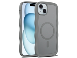 Capa Para Iphone 17 Pro - Capa Magnética Mate Cinza