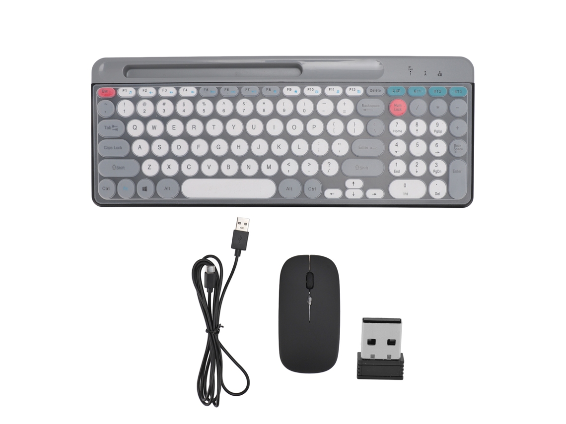 Conjunto De Teclado E Mouse Sem Fio Bluetooth Para Jogos
