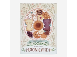Novo Conjunto De Cartas Kuma Chan Moon - Cartas Oráculo De Entretenimento Casual, Conjunto De 24 Cartas