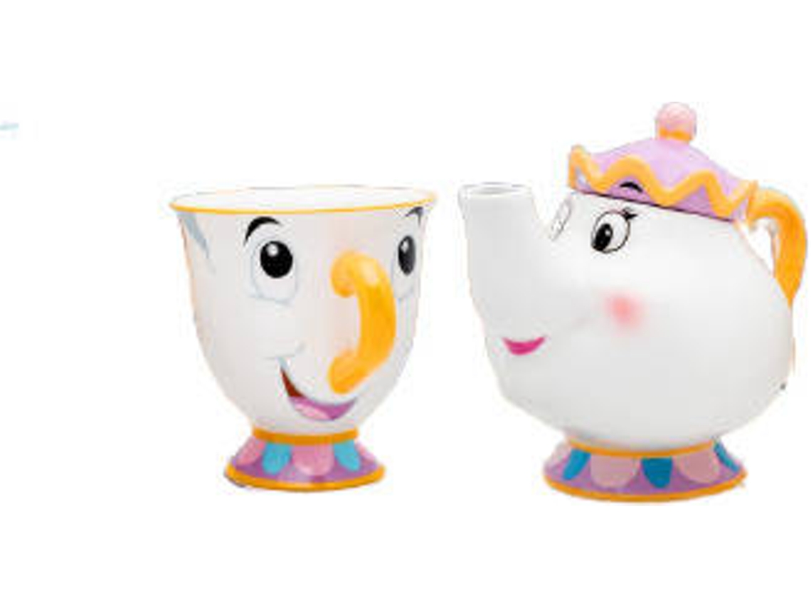 Gift Set Caneca e Bule PALADONE Chip Mug e Mrs Potts Bela e o Monstro Disney 400 ml + 220 ml