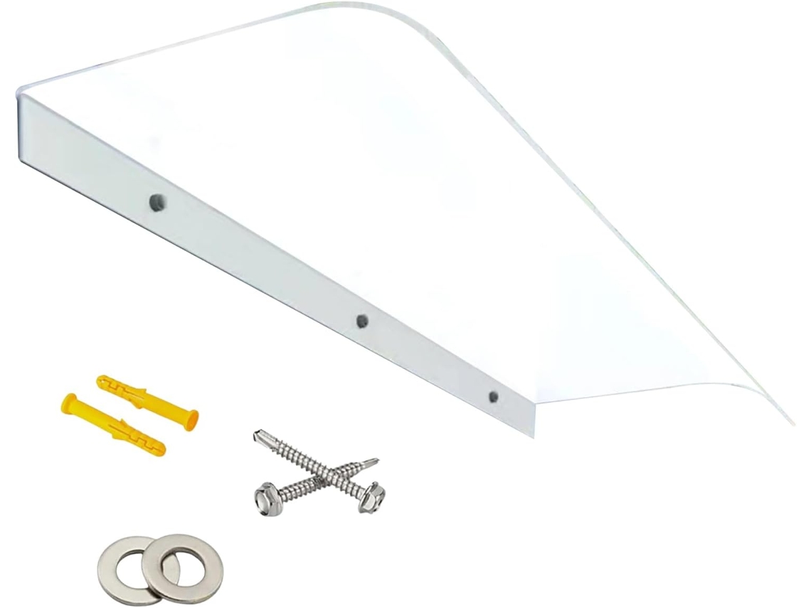 Cobertura Para Porta 40 X 40 Cm, Cobertura Para Entrada Com Beiral | X Cm