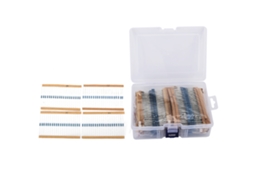 Kit De Resistores De Filme Metal 2600pcs 130 Valores 1/4w 1% Para Projetos Eletrônicos