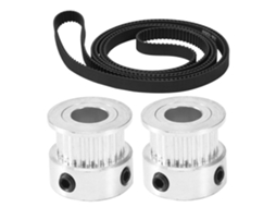 Lurelia Correia 2 Unidades, 1068 Mm, 3 Cm, Compatível Com Impressora 3d X5sa/x5sa Pro/x5sa-2e Comprimento Da Correia, Preto