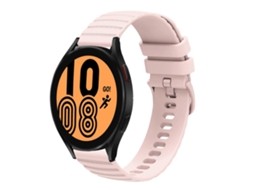 Pulseira De Silicone Sólida Com Estampa Ondulada E Pontilhada Para Samsung Galaxy Watch4 (40 Mm/44 Mm, 20 Mm).