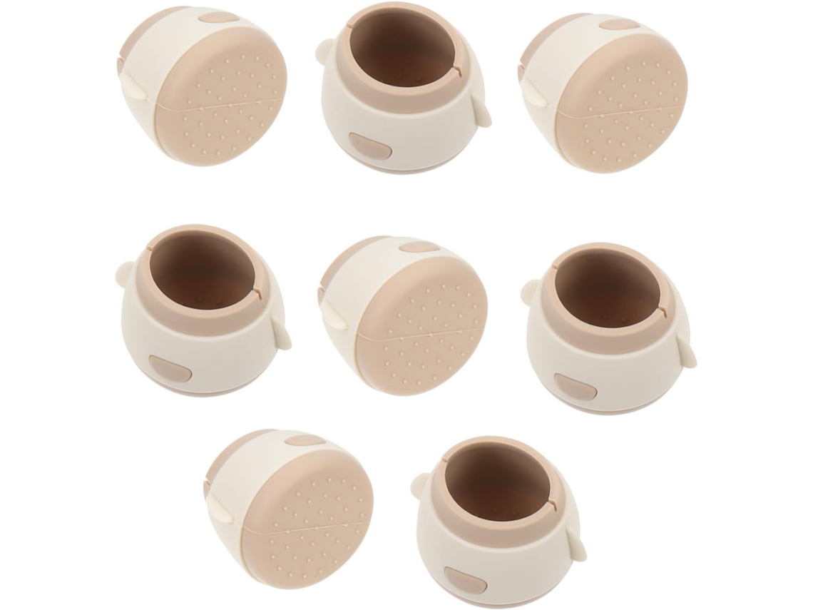 Popetpop Conjunto De 8-protetores Silicone Para Pés Cadeiras, Antiderrapantes E Para Mesas, Proteção Para Pisos Em Salas