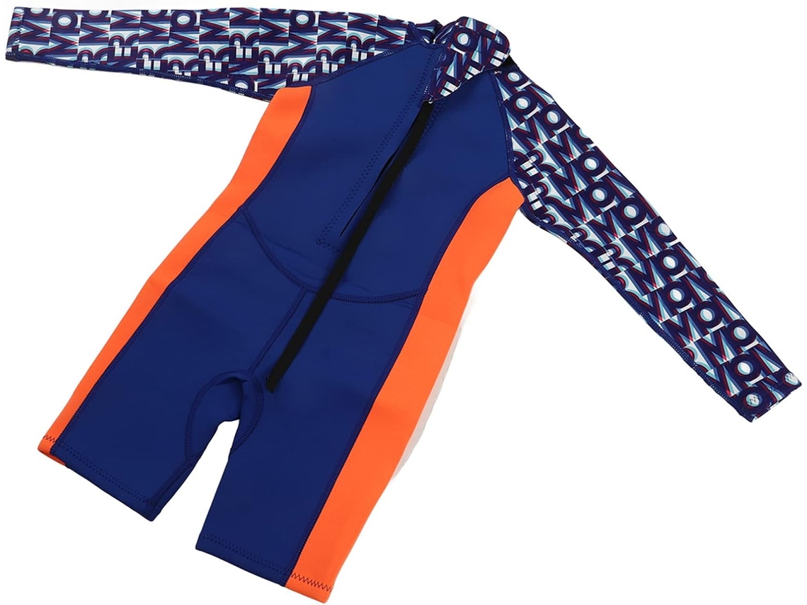 Maillot de Bain Plongée Pour Enfants, 2,5mm, Caoutchouc Néoprène, Bleu, Violet, Manches Longues, SFUSHOS