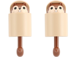 2 Suportes para Esquilos Quarto de Bebê BRILVIBERA
