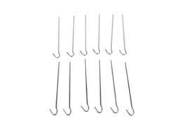 Estacas de Tenda de Ferro Galvanizado para Camping 12pcs