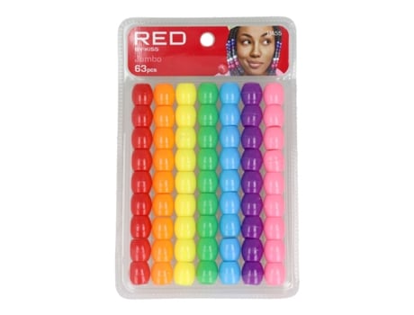Missangas RED KISS Kiss Jumbo (Multicolor - Plástico - 63 Peças)