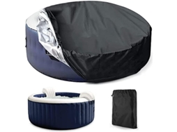 Capa De Proteção Para Piscina Ou Spa,cobertura Redonda Impermeável Para Spa Solar Externo,210x30cm Btforus