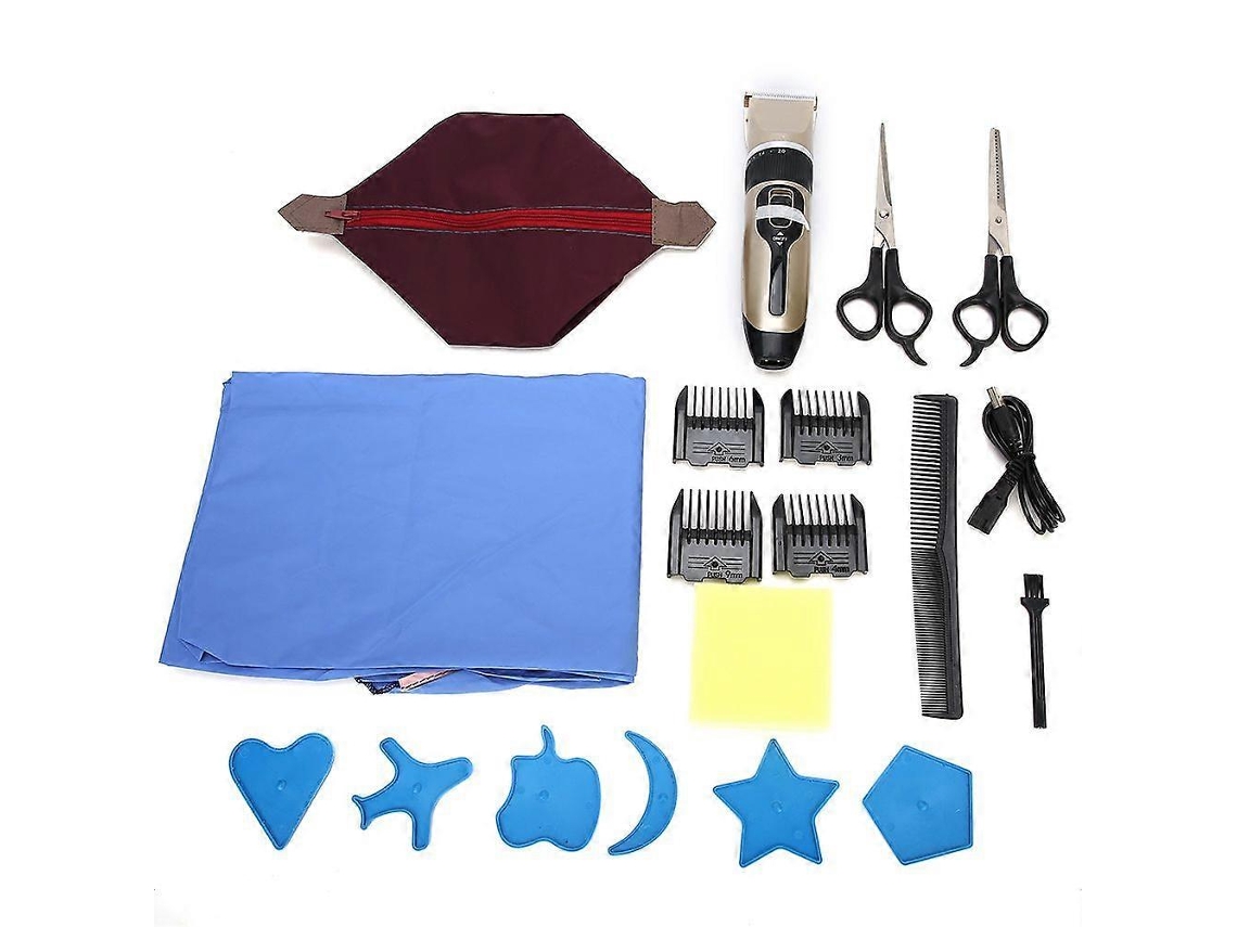 Kit Completo De Corte De Cabelo, Tesouras, Capa E Acessórios