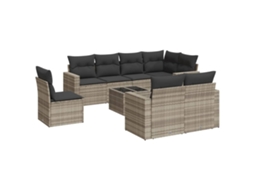 Garden Sofa Set, Garden Sofa Sets Vidaxl Cinzeto Rattan / Vime (n/a)
