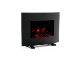 Lareira Elétrica KEKAI de Parede 55 x 22 x 43cm - Preto 2000 W (Outlet Caixa Aberta)