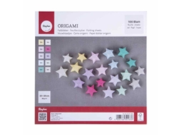 100 Folhas para Origami Pastel 20x20 cm Rayher