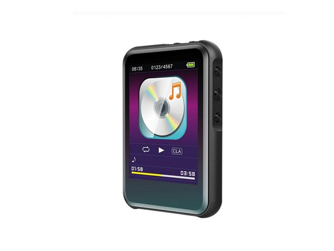 Leitor MP3 M16 Player Tela Tft de 2,4 Polegadas com Bluetooth 4.0 Music Player Estéreo Mini Player Portátil Slim Player