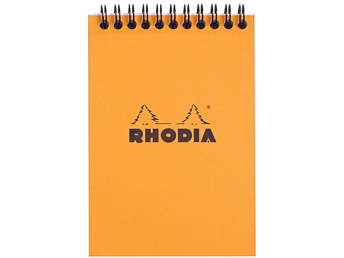 Bloco de Notas Espiral RHODIA No. 13 Din A6 Quadrado Preto