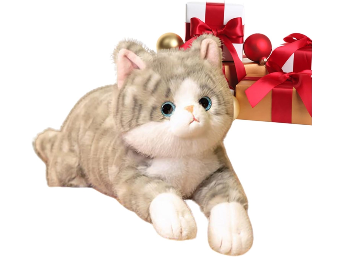 Gato De Pelúcia 50cm Deitado - Almofada Corpo
