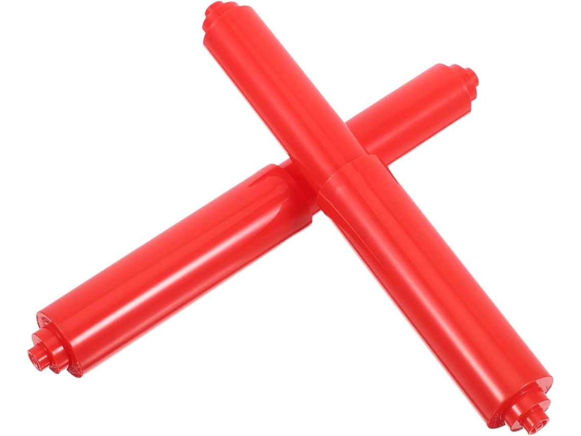 Suporte De Papel Higiênico Popetpop Conjunto 2-hastes Reposição Com Mola Plástico 18cm 7 Polegadas Para Uso No Banheiro
