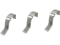 Conjunto De 3 Pulseiras De Relógio Esportivas Com Contas, Pulseira Solta Para Relógio