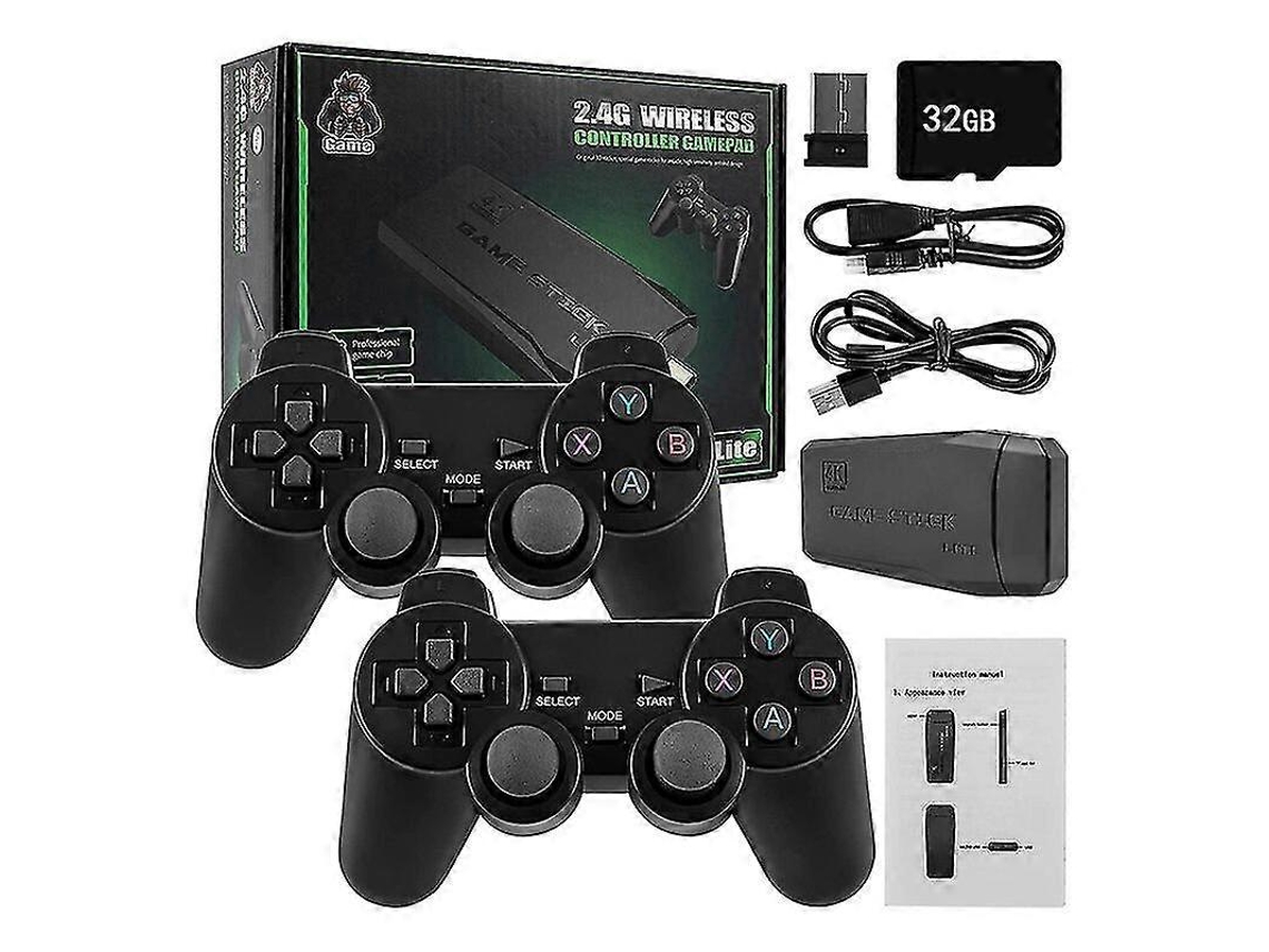 Consoles De Videogame M8 Classic Retro 4k 64 Gb 10.000 Jogos Sticks Clássicos Da Família Controles Sem Fio 2.4g Para Gba Ps1 Ly Ebike