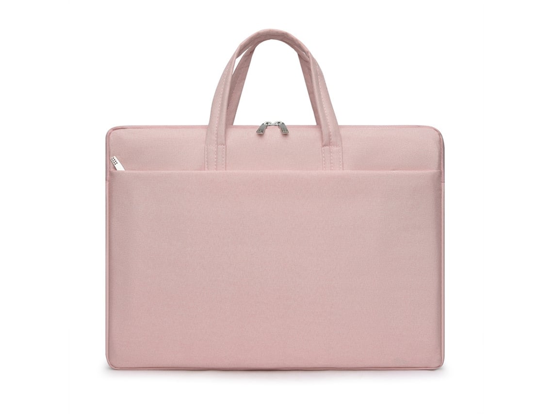 Mochila Para Laptop De 14 Polegadas, Resistente E À Prova D'água, Rosa.