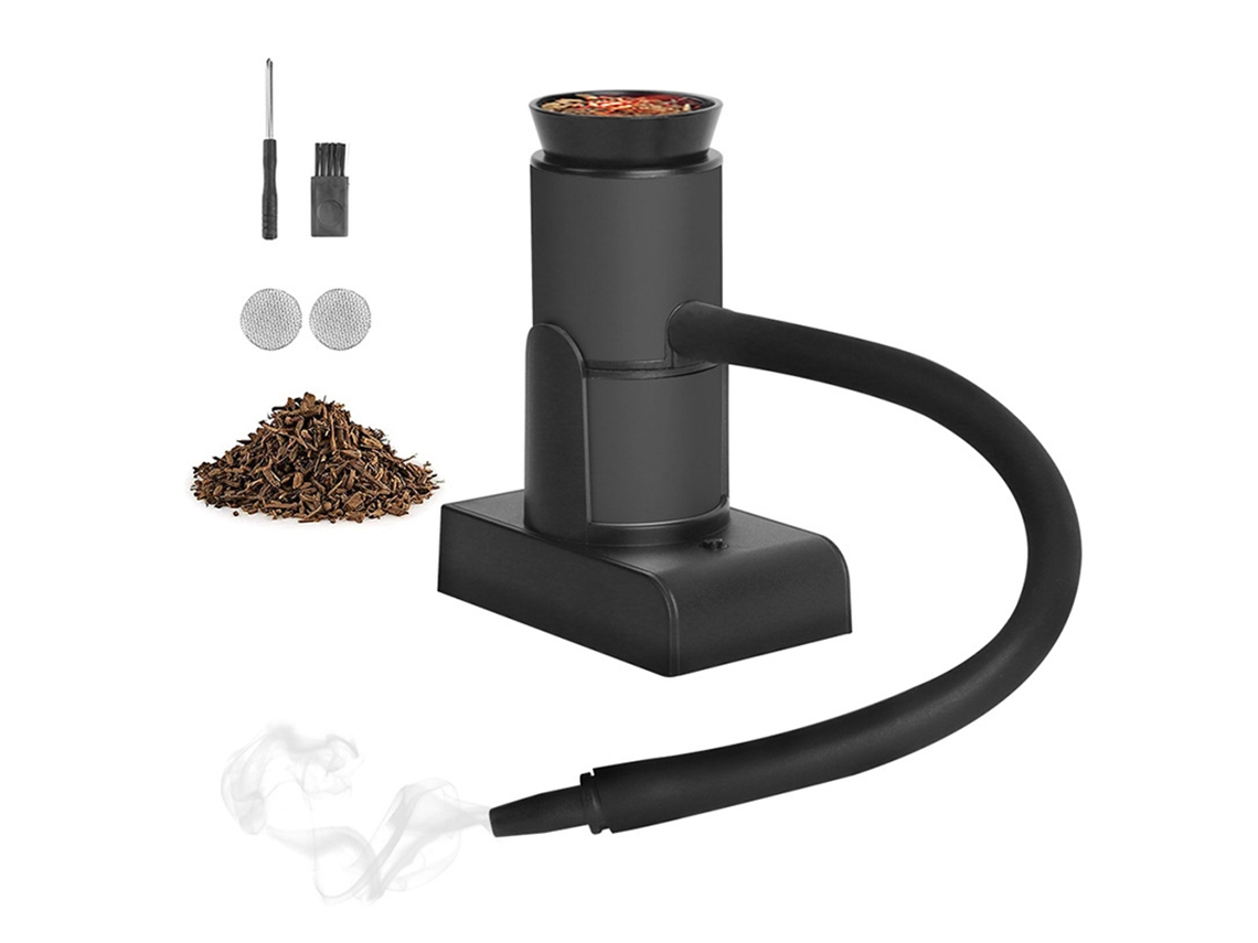Mali kit de Fumador Portátil para Cozinha Bebidas Alimentos Churrasco Camping Fumador Diy Cocktail