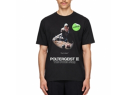 Rockinstone Poltergeist Movie Video Cassette Cover Black Adult T-shirt Size:l