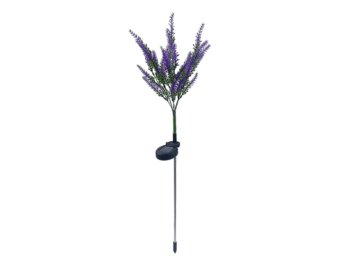 2026 lâmpada de Jardim Solar Led Lavanda Decorativa Impermeável Ip55 para Pátio Exterior