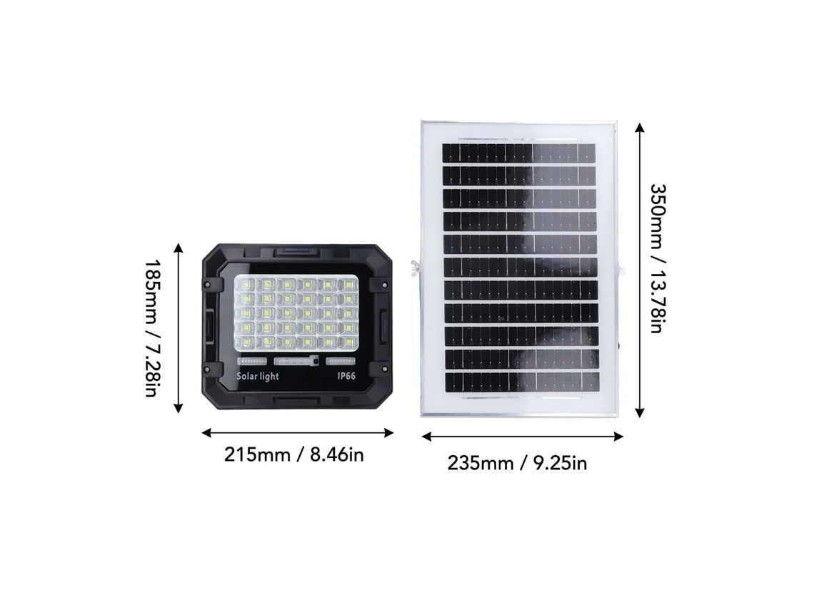 Luz de trabalho LED sem fio (3 modos, carregamento USB)