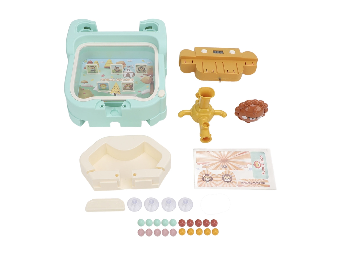 Ats mesa de Juego de Canicas para Niños Con Batsalla Y Puntuación, Tablero de Rompecabezas Interactivo Verde para Aprendizaje Y Entretenimiento