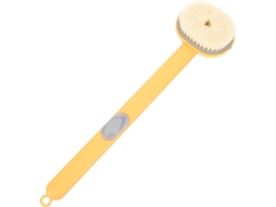 Escova De Banho Esfoliante, Acessório Prático E Amarelo Para O Chuveiro