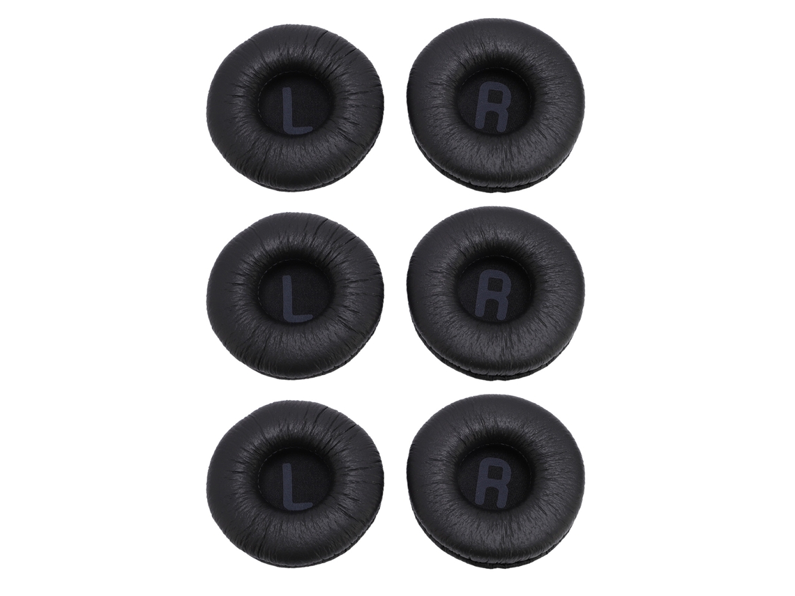 6 Peças Almofadas De Ouvido Para Headset De Espuma Com Isolamento De Ruído Para Tune 600btnc 660nc 510bt T450bt T500bt Preto
