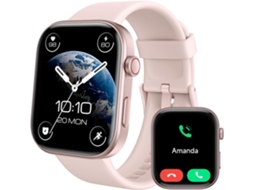 Relógios Inteligentes Monitor De Fitness Com Tela Amoled Grande De 1 99 ”com Voz Ai Chamada Bluetooth Monitor De Frequência Yunzii
