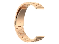 Pulseira de substituição de aço inoxidável com 3 esferas para smartwatch Huawei Watch 3/Watch 3 Pro de 22 mm. Ly Ebike