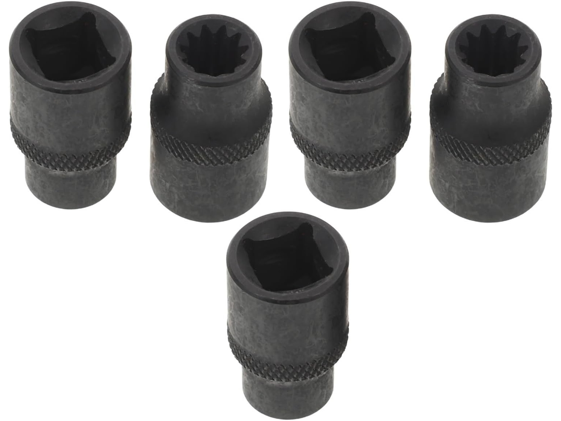 Conjunto De 5 Peças De Soquetes De Aço Preto Para Pinça De Freio, Adequados Para...