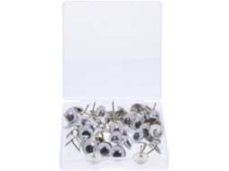 Stobok Conjunto De 50-tachinhas Em Formato Olho Para Decoração Mesa, Resistentes Ao Desgaste, Feitas De Plástico E Metal