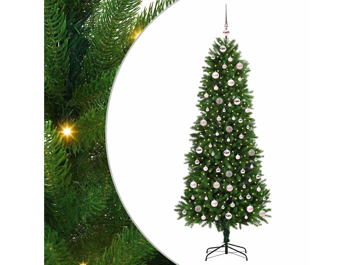 Conjunto 1 Árvore De Natal Vidaxl Verde Polietileno (240 Cm)