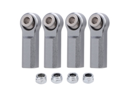 4pcs Junta De Bola De Metal Para Carro Modelo 1/10 Diâmetro 7.0mm Rosca M4 Cor Ti