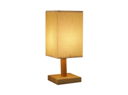 2026 lâmpada de Mesa de Noite com Proteção para os Olhos Usb Algodão Minimalista Moderna Luz de Leitura Bege Amarelo