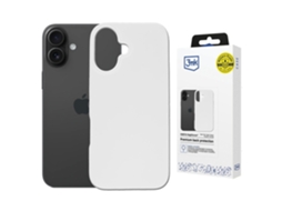 Capa Apple Iphone 16 Plus 3mk Hardy Magsilicone Branco