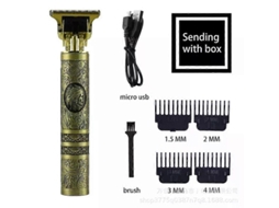 Máquina De Cortar Cabelo T9 Profissional, Barbeador Elétrico, Máquina De Cortar Cabelo Masculina Recarregável Via Usb, Aparador De Cabelo Para Ho