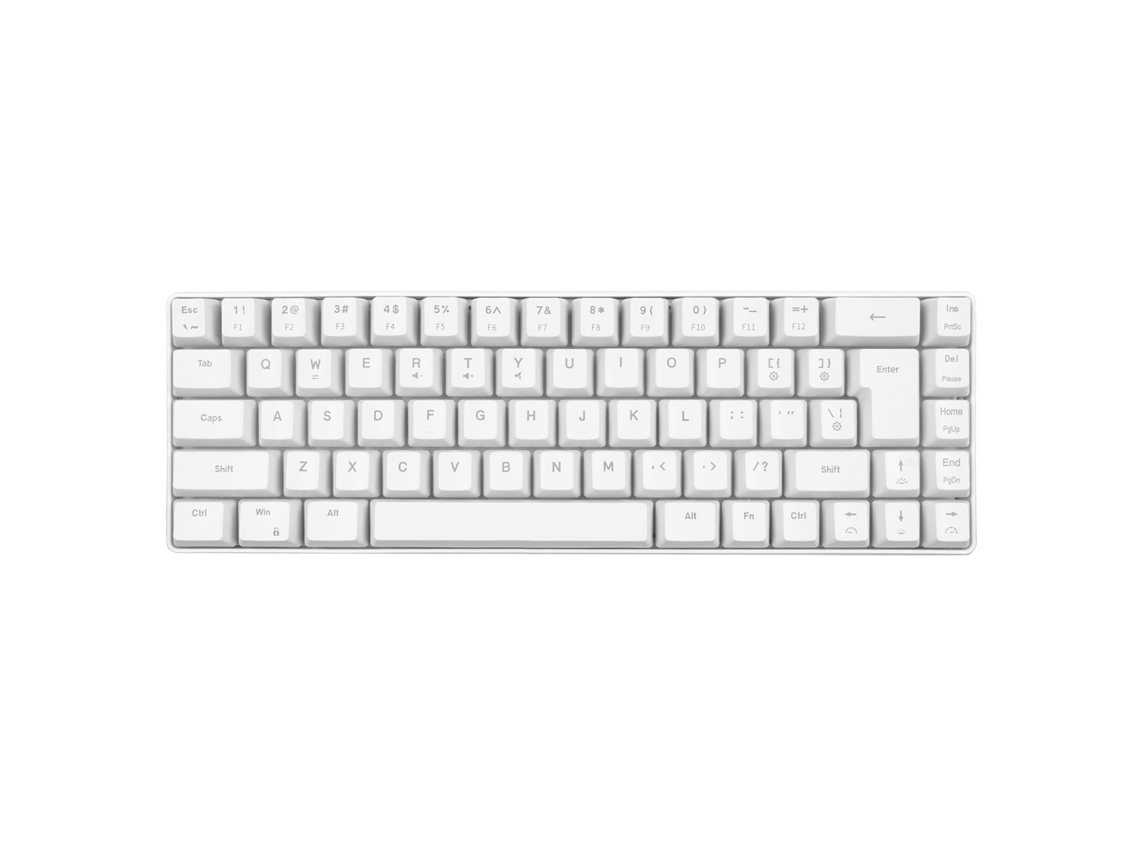 Teclado LAXISCREED, 68 Teclas, RGB, portátil